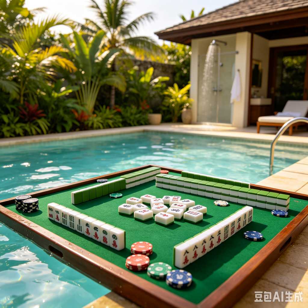 mahjong tile pushers and racks set